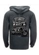 Harley Davidson Homme Eagle Chrome Ride Zip Sweatshirt HARLMS0065