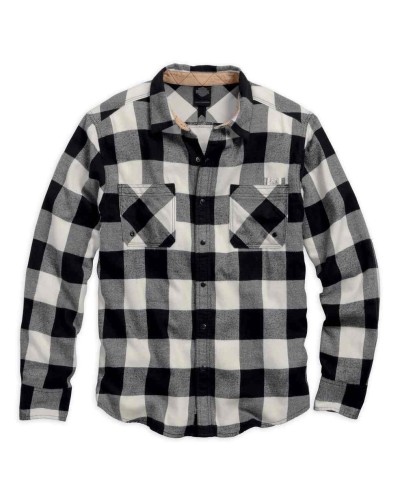 Harley Davidson Homme Black Label Core Buffalo Check   Chemise 99058-16VM