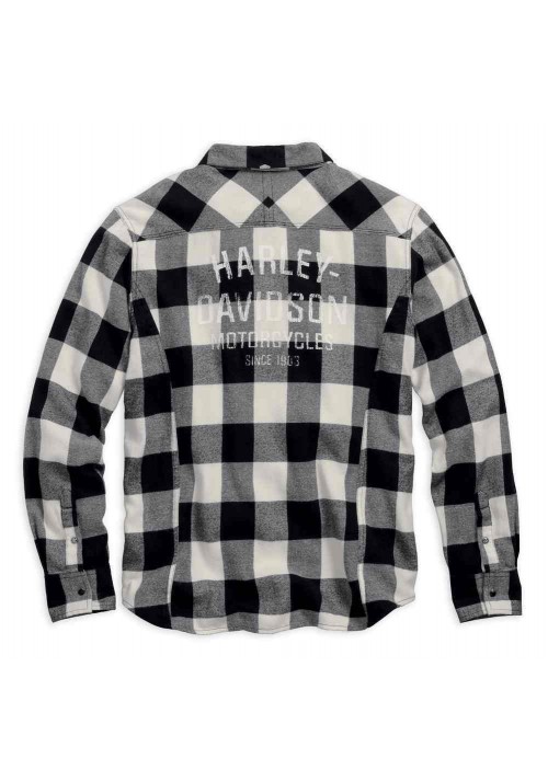 Harley Davidson Homme Black Label Core Buffalo Check   Chemise 99058-16VM