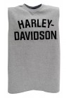 Harley Davidson Homme Heritage H-D Script Muscle Sable Tank Top, Gris 30296637