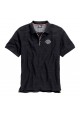 Harley Davidson Homme Polo, Jacquarded Stripe , Noir 96431-15VM