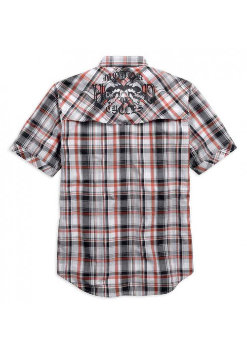 Harley Davidson Homme Performance Vented Mesh Plaid   Chemise 96000-17VM