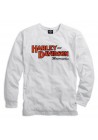 Harley Davidson Homme Prestige Manches Longues Blanc 99090-14VM