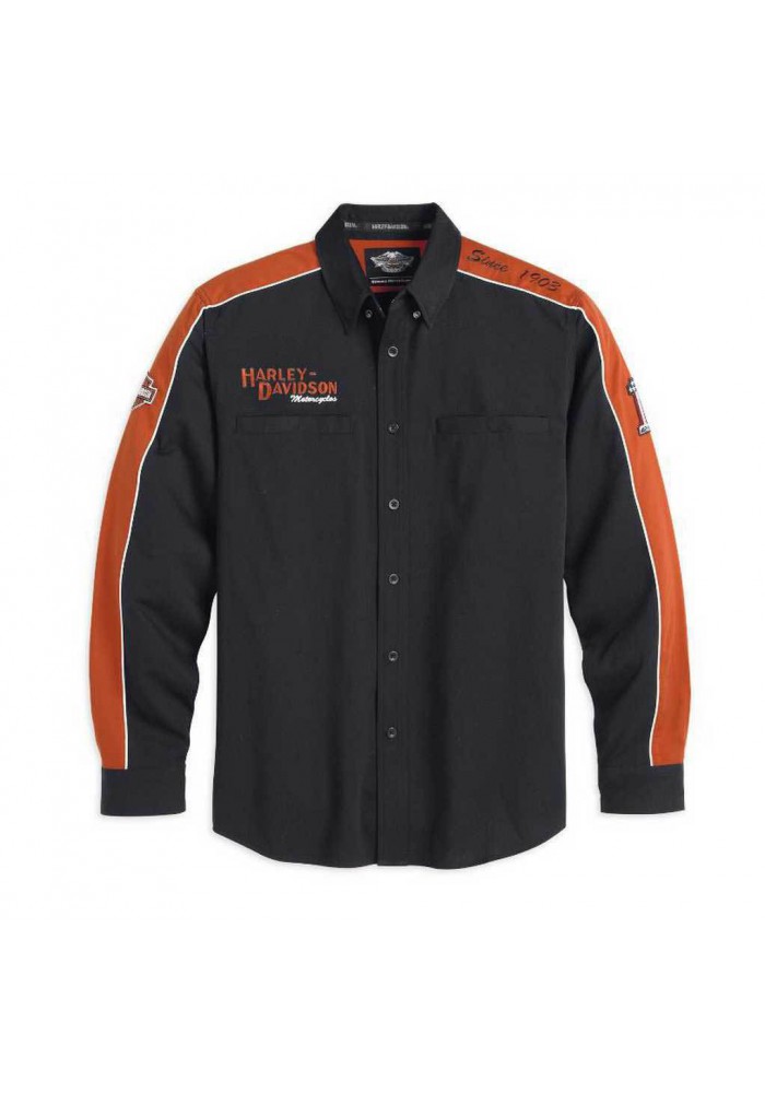 Harley Davidson Homme Prestige Chemise Manches Longues 99073-13VM