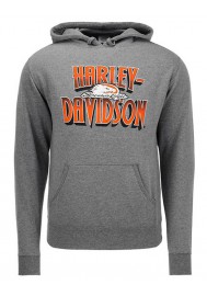 Harley Davidson Homme Eagle Circle Engine Sweatshirt à Capuche HARLMS0068