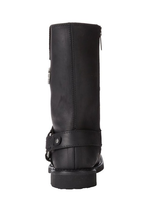 Boots Harley Davidson Josh en Cuir Noir (Ref : D93114) Botte Moto Homme