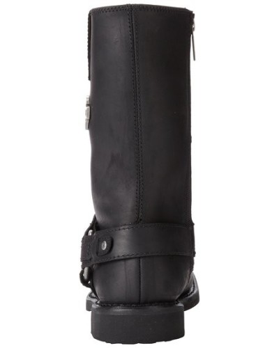 Boots Harley Davidson Josh en Cuir Noir (Ref : D93114) Botte Moto Homme
