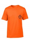 Harley Davidson Homme Manches Courtes Stamp T-Shirt, Sablegerine Orange