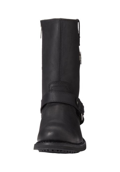 Boots Harley Davidson Josh en Cuir Noir (Ref : D93114) Botte Moto Homme