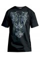 Harley Davidson Homme T-Shirt, Sketched Wolf Graphic Noir
