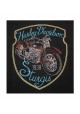 Harley Davidson Tori Richard Brodée Rouge Rally Time Chemise 0918-7199-001