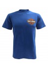 Harley Davidson Homme Bar & Shield T-Shirt Manches Courtes, Royal Bleu 30291741