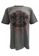Harley Davidson Homme Distressed Ghosted Legend T-Shirt Manches Courtes, Charcoal