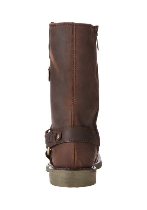 Boots Harley Davidson Josh en Cuir Marron (Ref : D93115) Botte Moto Homme