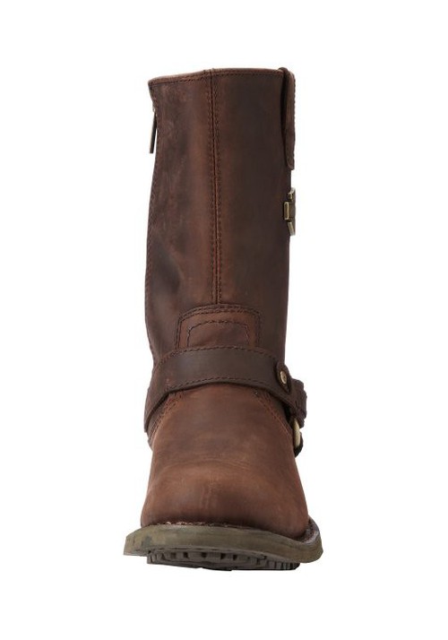 Boots Harley Davidson Josh en Cuir Marron (Ref : D93115) Botte Moto Homme