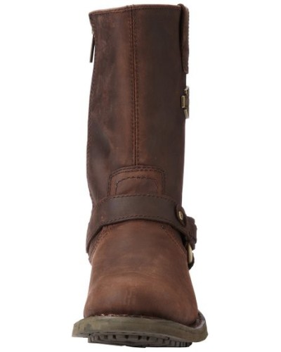 Boots Harley Davidson Josh en Cuir Marron (Ref : D93115) Botte Moto Homme