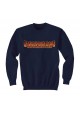 Harley Davidson Homme Inferno Flaming Script Crew Sweatshirt,  Bleu