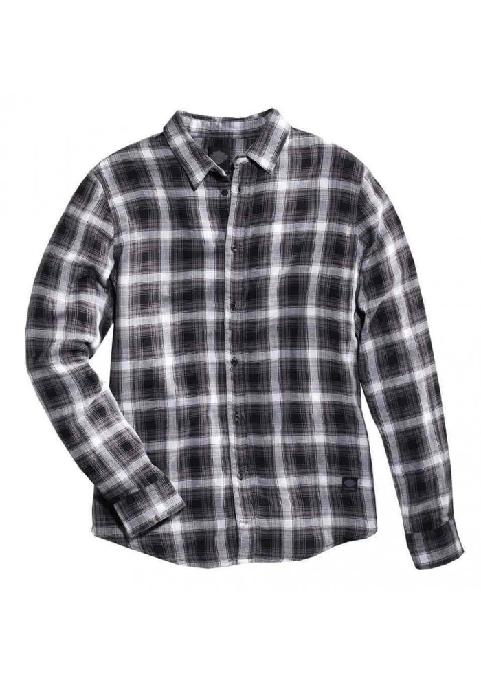 Harley Davidson Homme Flannel Plaid Chemise Manches Longues 96432-16VM