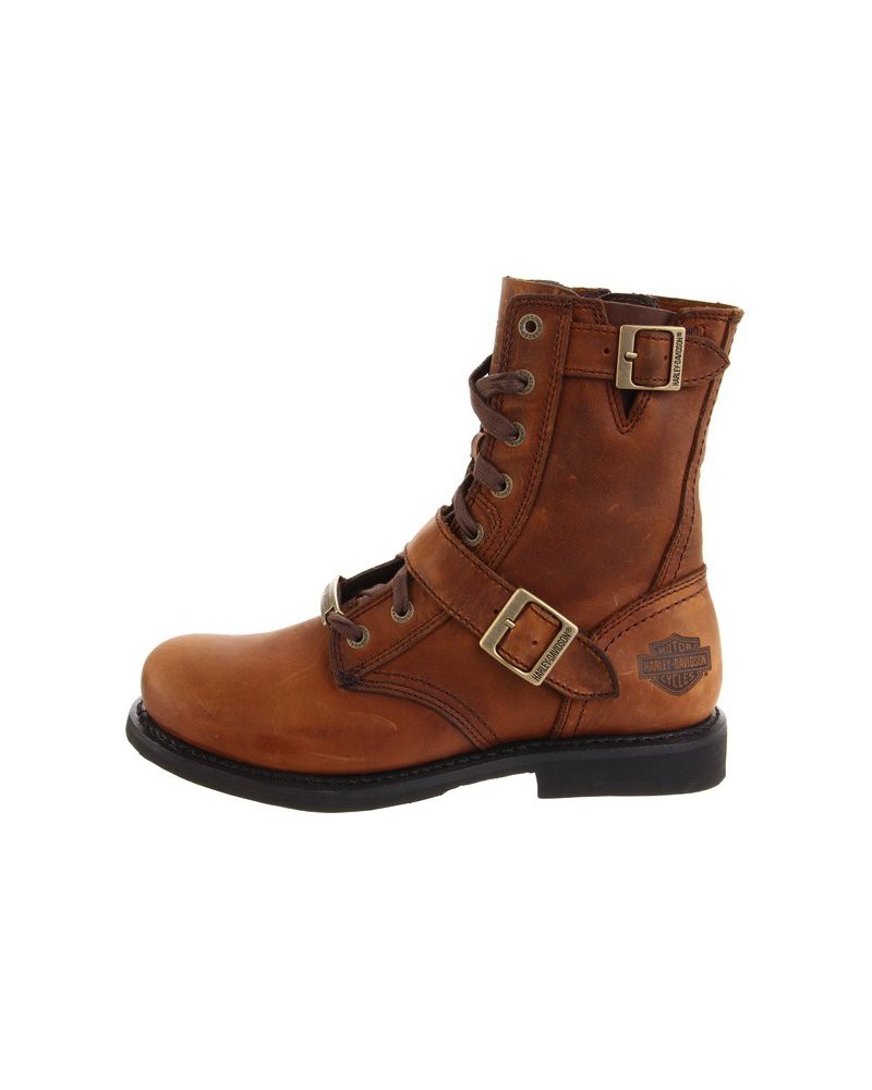 Boots Harley Davidson Ranger en Cuir Marron (Ref : D95264) Botte Moto Homme