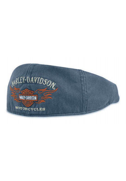 Harley Davidson Homme Bar &amp; Shield Flames Graphic Ivy Casquette 99537-11VM