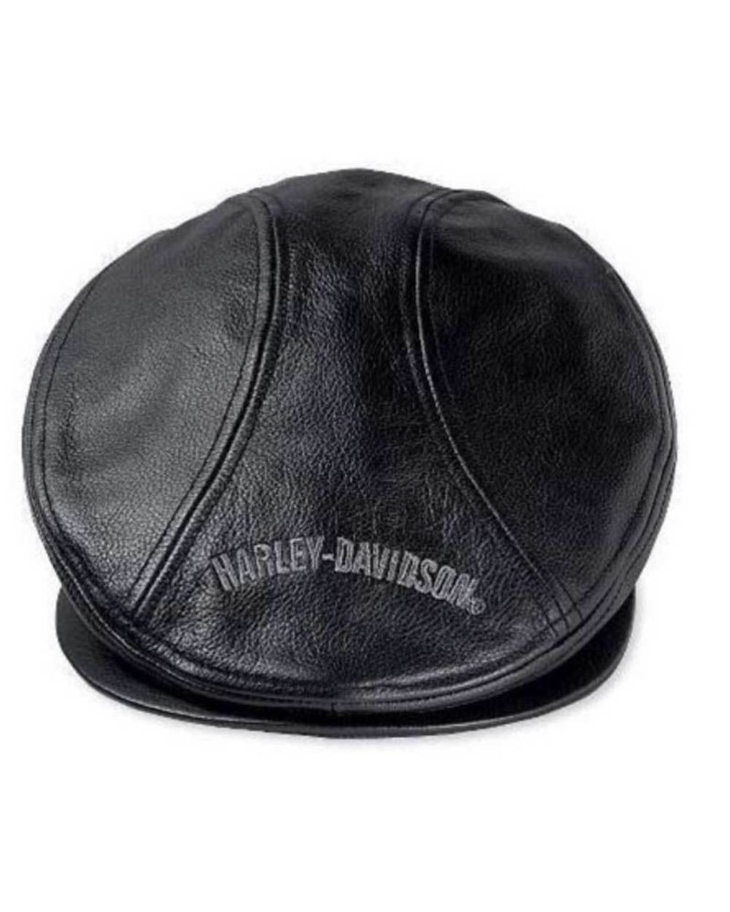 Harley Davidson Homme Nostalgic Trademark Cuir Ivy Casquette 99561-04V