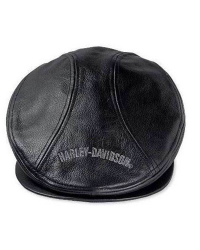 Harley Davidson Homme Nostalgic Trademark Cuir Ivy Casquette 99561-04V