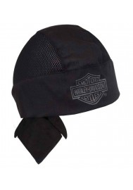 Harley Davidson Homme Air Flow Bar &amp; Shield Bandanna Noir HW108030