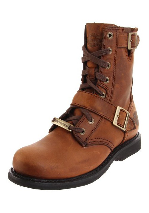 Boots Harley Davidson Ranger en Cuir Marron (Ref : D95264) Botte Moto Homme