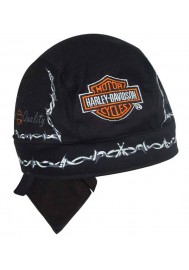 Harley Davidson Homme Barb Wire Bandanna Noir H520330