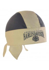 Harley Davidson Homme bandana H-D Script Khaki/Gris HW51612