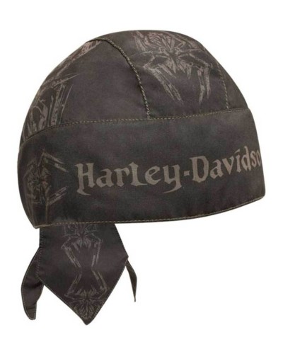Harley Davidson Homme Moisture Wicking bandana Spider Design Noir HW13630