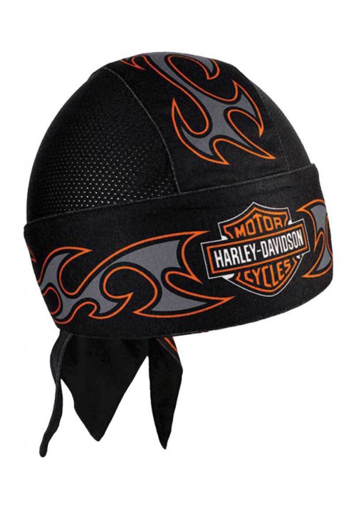 Harley Davidson Homme Tribal Bar &amp; Shield Air Flow  bandana Noir HW18930