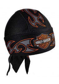 Harley Davidson Homme Tribal Bar &amp; Shield Air Flow bandana Noir HW18930