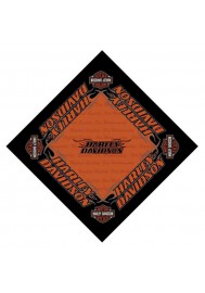 Harley Davidson Homme Strong H-D Bandana Noir  Orange  BA98630