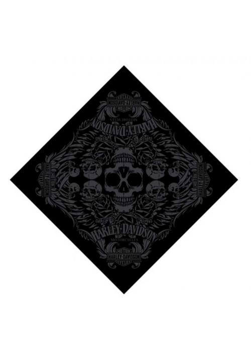 Harley Davidson Homme H-D Edge Bandana Noir  BA00230