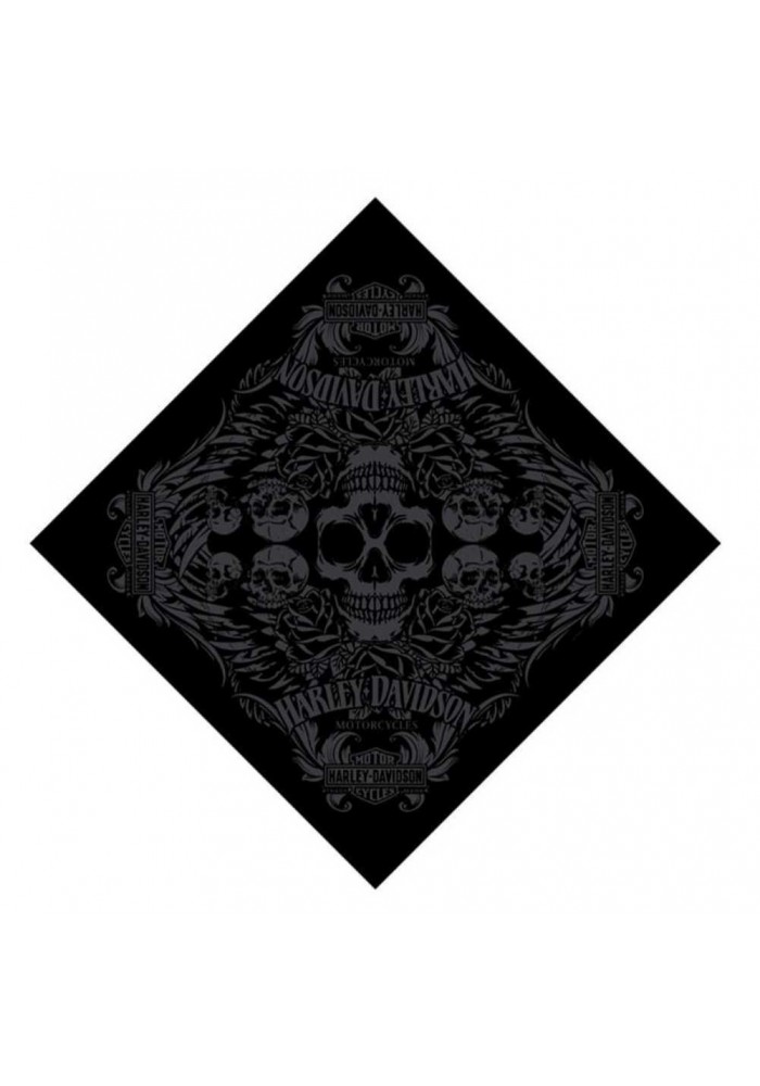 Harley Davidson Homme H-D Edge Bandana Noir BA00230
