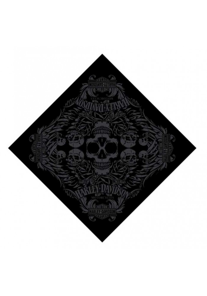 Harley Davidson Homme H-D Edge Bandana Noir BA00230