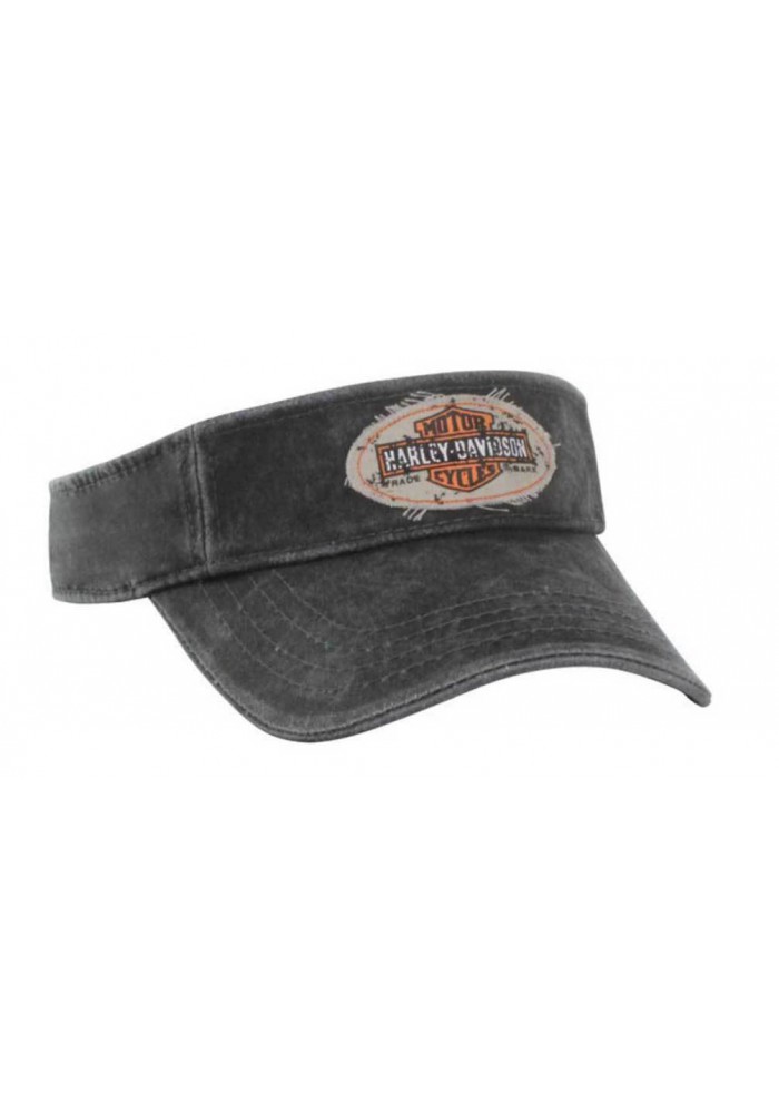 Harley Davidson Homme Long Bar Shield Visière Casquette Washed