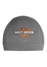 Harley Davidson Homme Elongated Bar &amp; Shield Logo Skull Casquette Gris SK31254