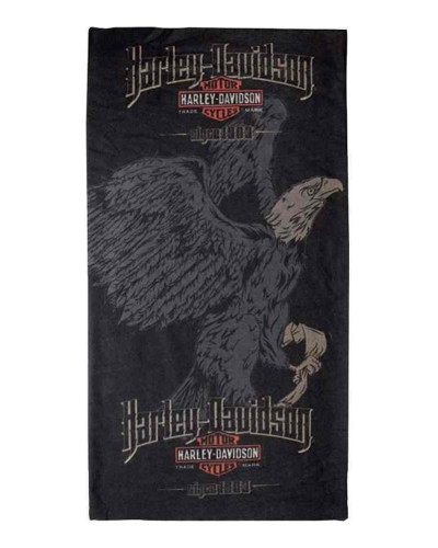 Harley Davidson Homme High Flyer Eagle Bandana  Noir MHW17630