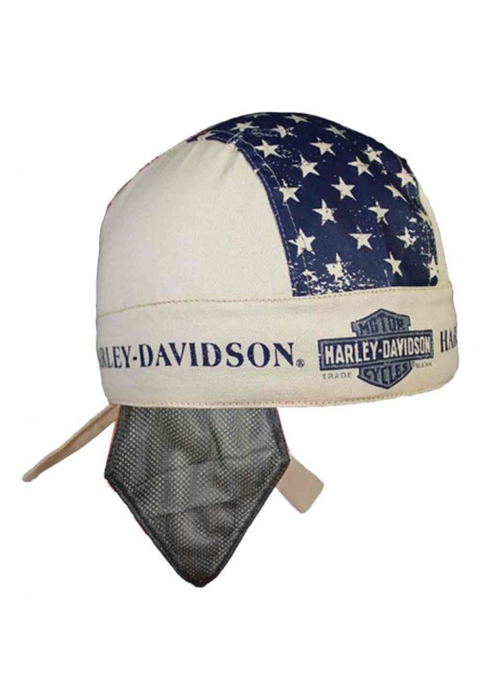 Harley Davidson Homme Liberty bandana Sweatband Khaki HW123256