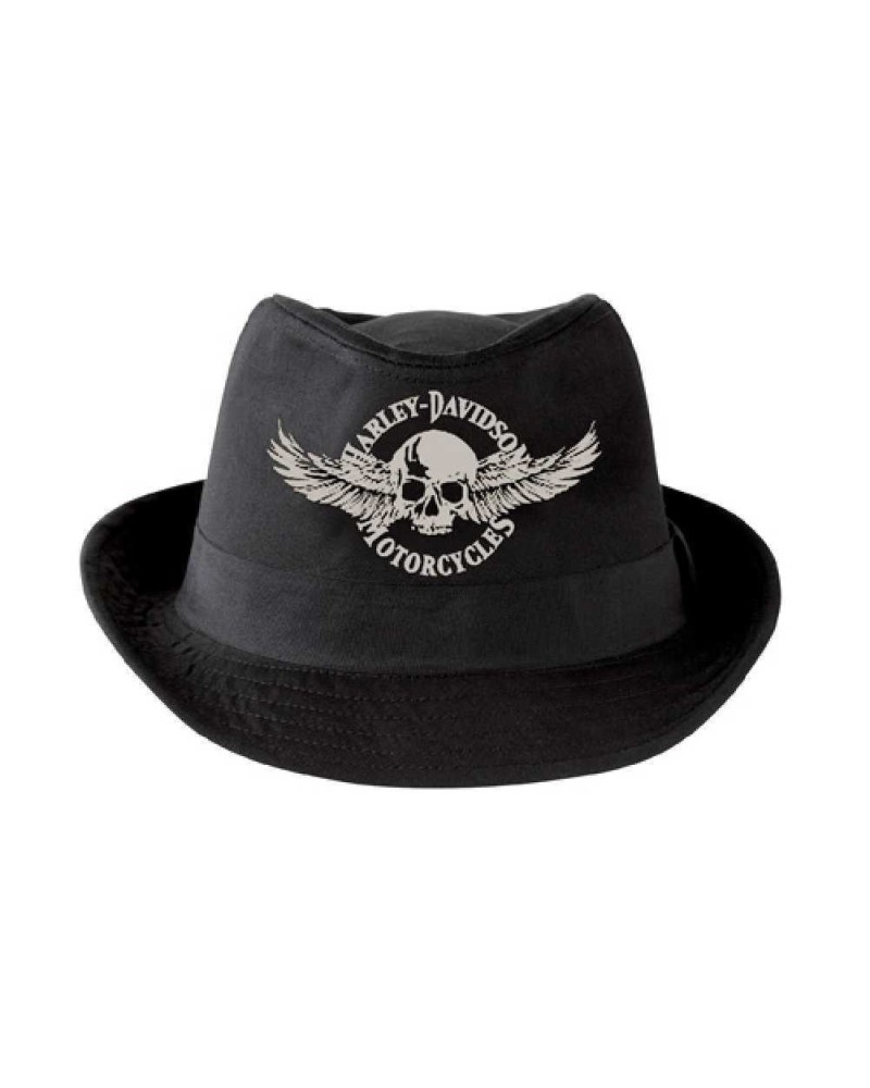 Harley Davidson Homme Winged Skull Fedora HD-437