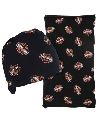 Harley Davidson Homme All Over Bar &amp; Shield Bandana . MHW40030