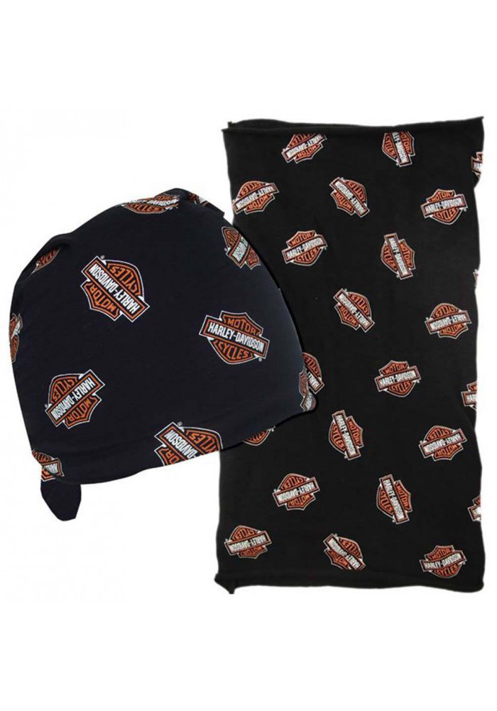 Harley Davidson Homme All Over Bar &amp; Shield Bandana . MHW40030