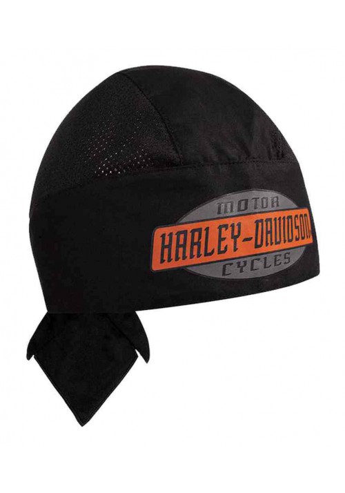 Harley Davidson Homme Air Flow H-D Script  bandana Noir HW51630