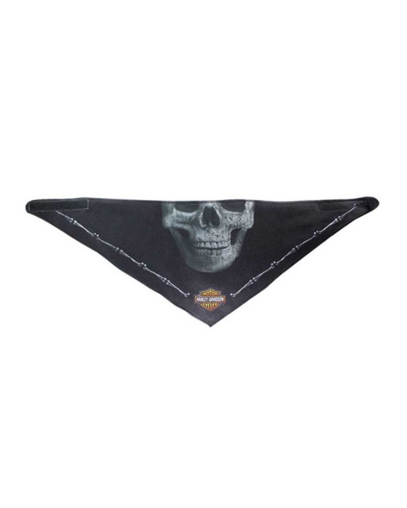 Harley Davidson Homme Bandana Deadly Jaw 3-in-1 Convertible Noir BAC91030