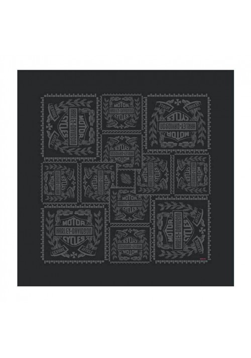 Harley Davidson Homme   Bar &amp; Shield Bandana Noir BA13354