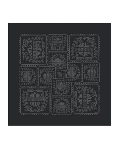 Harley Davidson Homme   Bar &amp; Shield Bandana Noir BA13354
