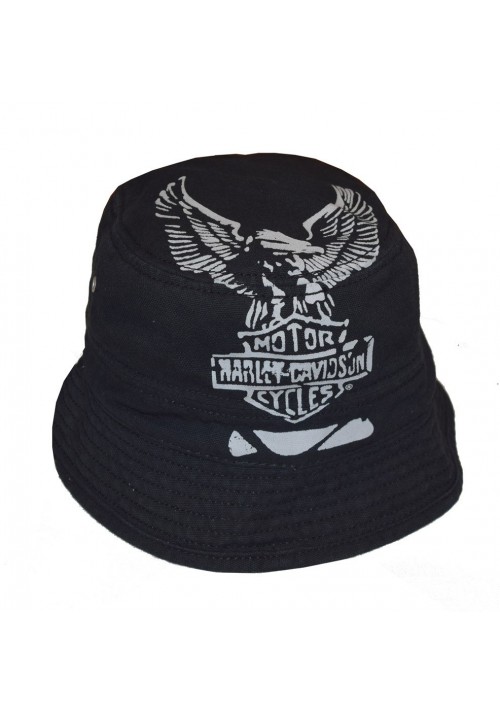 Bob Harley Davidson Homme  Foldable Coton Canvas Noir HD-402