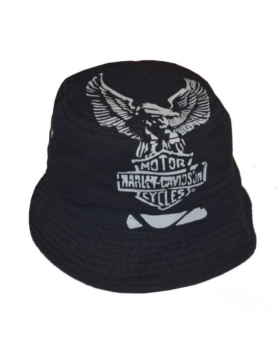 Bob Harley Davidson Homme  Foldable Coton Canvas Noir HD-402